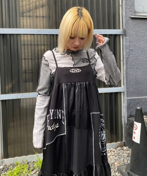 Candy Stripper(キャンディストリッパー)の「CND SWITCHED RIB トップス(その他トップス・レディース・ヘザーグレー/ラベンダー/ブルー・2)」の6枚目の写真