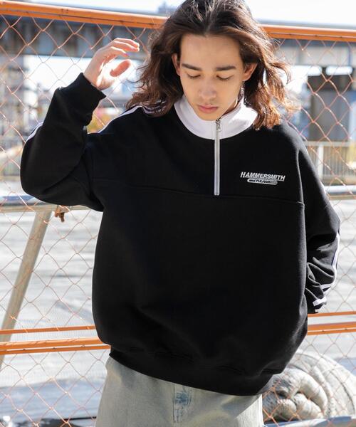 WEGO（ウィゴー）の「WEGO/ヘビーウエイトラインスリーブプルオーバー（スウェット・メンズ・杢グレー/オフホワイト/ブラック・LARGE/MEDIUM）」の19枚目の写真