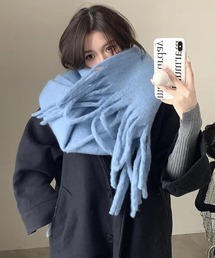 サックスブルー」に該当するキッズのマフラーファッション通販