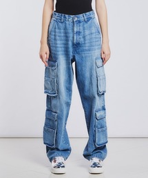 DOUBLE STANDARD CLOTHING 　ボンテージカーゴデニムパンツ 80673847b_b_02_215.jpg