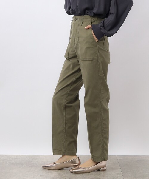 OPAQUE.CLIP（オペークドットクリップ）の「オーガニックコットン混 ベイカーパンツ（その他パンツ・レディース・オフホワイト/ブラック/カーキ・40/38/42/36/34/02/03）」の13枚目の写真