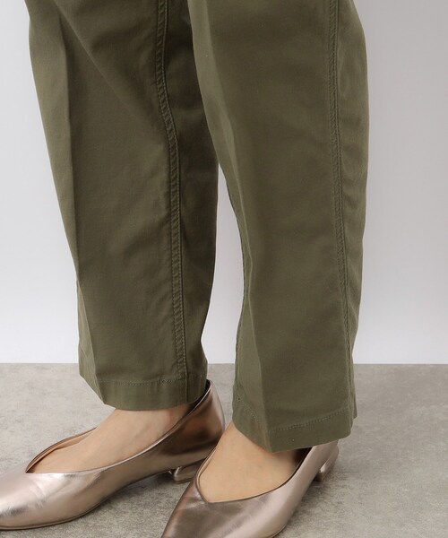 OPAQUE.CLIP（オペークドットクリップ）の「オーガニックコットン混 ベイカーパンツ（その他パンツ・レディース・オフホワイト/ブラック/カーキ・40/38/42/36/34/02/03）」の20枚目の写真