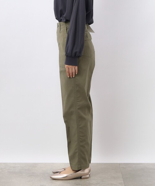 OPAQUE.CLIP（オペークドットクリップ）の「オーガニックコットン混 ベイカーパンツ（その他パンツ・レディース・オフホワイト/ブラック/カーキ・40/38/42/36/34/02/03）」の22枚目の写真