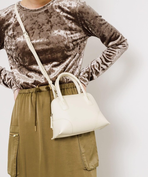 SENSE OF PLACE by URBAN RESEARCH(センスオブプレイスバイアーバンリサーチ)の「ハンドルショルダーバッグ(ショルダーバッグ・レディース・ブラック/アイボリー/イエロー/レッド・ONE)」の14枚目の写真