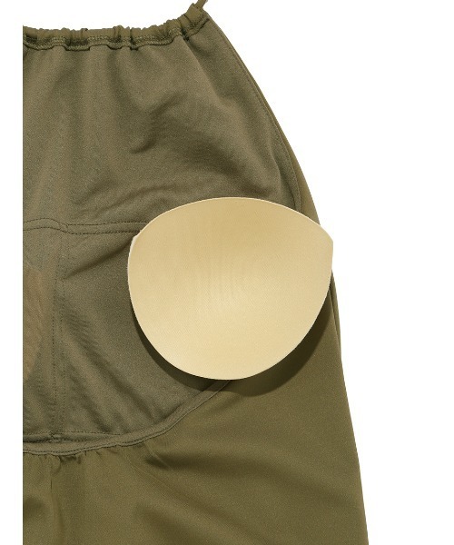 Mila Owen（ミラオーウェン）の「ホルターネックスイムウェア（水着・レディース・ブラック/カーキ・FREE）」の14枚目の写真