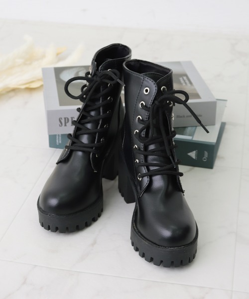 Miniministore（ミニミニストア）の「ショートブーツ レディース ブーツ（ブーツ・レディース・ブラック・22.5cm/23.0cm/23.5cm/24.0cm/24.5cm/25.0cm）」の13枚目の写真