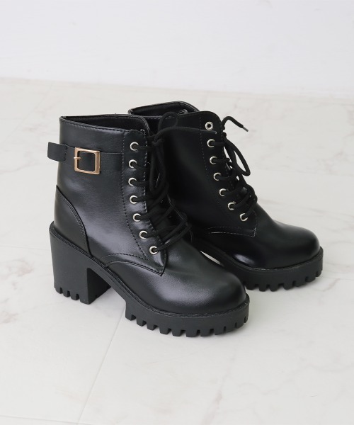 Miniministore（ミニミニストア）の「ショートブーツ レディース ブーツ（ブーツ・レディース・ブラック・22.5cm/23.0cm/23.5cm/24.0cm/24.5cm/25.0cm）」の14枚目の写真