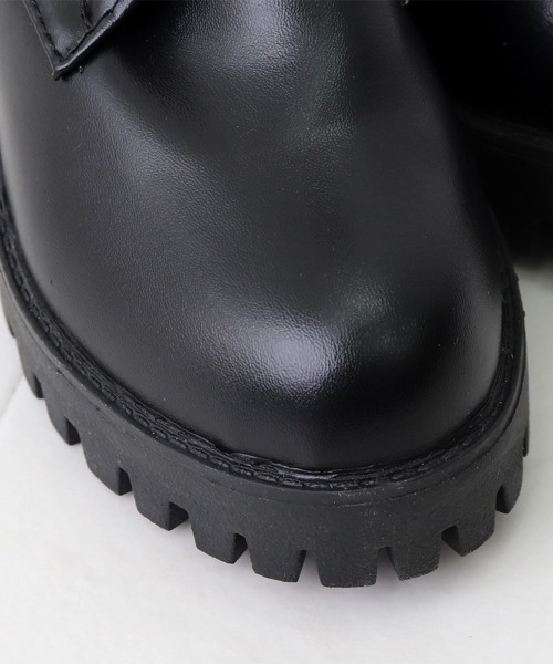 Miniministore（ミニミニストア）の「ショートブーツ レディース ブーツ（ブーツ・レディース・ブラック・22.5cm/23.0cm/23.5cm/24.0cm/24.5cm/25.0cm）」の20枚目の写真