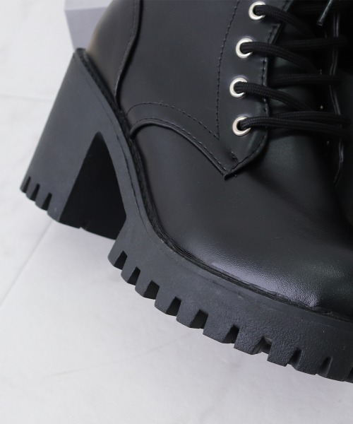 Miniministore（ミニミニストア）の「ショートブーツ レディース ブーツ（ブーツ・レディース・ブラック・22.5cm/23.0cm/23.5cm/24.0cm/24.5cm/25.0cm）」の21枚目の写真
