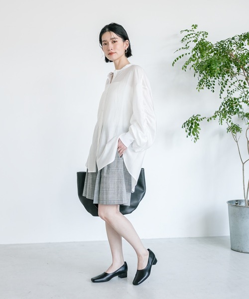 RIVE DROITE(リヴドロワ)の「セットアップ対応/リネンハーフパンツ(その他パンツ・レディース・ネイビー/グレー・38/36)」の15枚目の写真