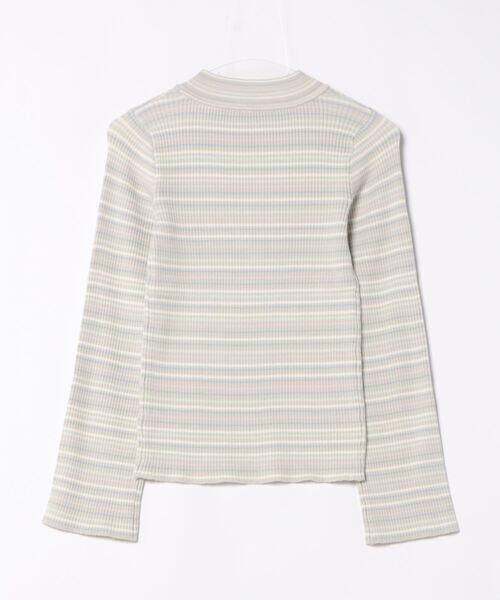 flower(フラワー)の「キャンディーボーダーニット(ニット/セーター・レディース・ミント/イエロー/レッド・FREE)」の19枚目の写真