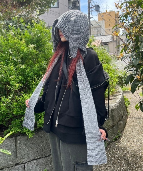 XU（エックスユー）の「ストリートファッション XU エックスユー grunge oversized sweat オーバーサイズ スウェット トレーナー シンプル 無地 長袖トップス 韓国ファッション 韓国ストリート（スウェット・メンズ・ブラック/グレー・ONE SIZE）」の13枚目の写真