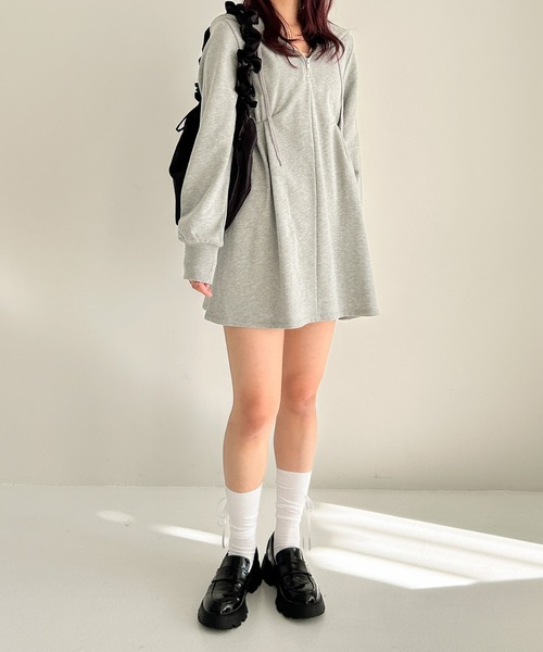 Heather（ヘザー）の「細リボンリブSOX　109490（ソックス/靴下・レディース・ブラック/ホワイト・FREE）」の12枚目の写真