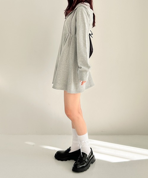 Heather（ヘザー）の「細リボンリブSOX　109490（ソックス/靴下・レディース・ブラック/ホワイト・FREE）」の13枚目の写真