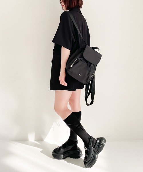 Heather（ヘザー）の「細リボンリブSOX　109490（ソックス/靴下・レディース・ブラック/ホワイト・FREE）」の21枚目の写真