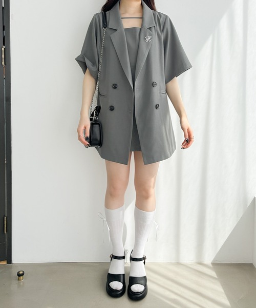 Heather（ヘザー）の「細リボンリブSOX　109490（ソックス/靴下・レディース・ブラック/ホワイト・FREE）」の7枚目の写真