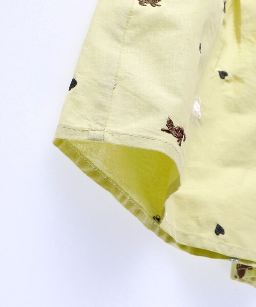 BRANSHES（ブランシェス）の「【Cat’s ISSUE/おそろい】刺繍チュニック（チュニック・キッズ・オフホワイト/イエロー・90/110/120/130/100/140）」の14枚目の写真