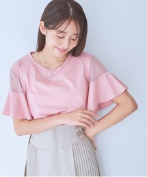 mysty woman | シアーショルダープルオーバー　113483(Tシャツ/カットソー)