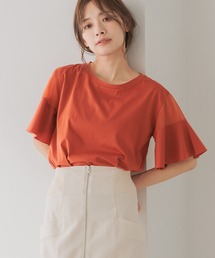 mysty woman | シアーショルダープルオーバー　113483(Tシャツ/カットソー)
