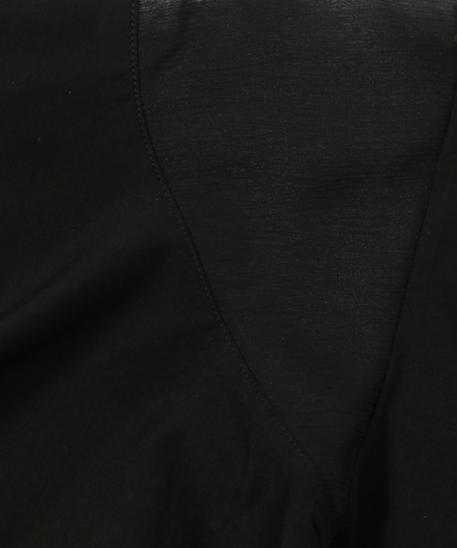 mysty woman（ミスティウーマン）の「シアーショルダープルオーバー　113483（Tシャツ/カットソー・レディース・オフホワイト/ブラック/グレイッシュベージュ/ブルー系その他/オレンジ/ライトグリーン/ピンク・FREE）」の14枚目の写真