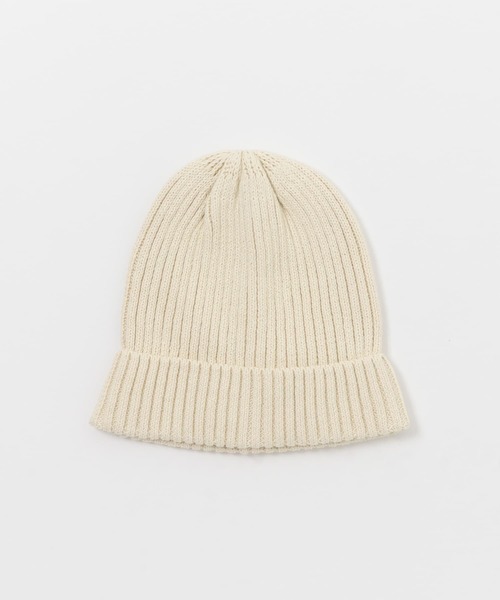 URBAN RESEARCH DOORS(アーバンリサーチドアーズ)の「リネンコットンニットキャップ(ニットキャップ/ビーニー・レディース・ブラック/アイボリー/ベージュ系その他・ONE)」の9枚目の写真