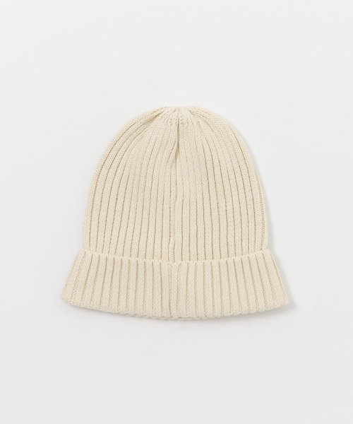 URBAN RESEARCH DOORS(アーバンリサーチドアーズ)の「リネンコットンニットキャップ(ニットキャップ/ビーニー・レディース・ブラック/アイボリー/ベージュ系その他・ONE)」の8枚目の写真