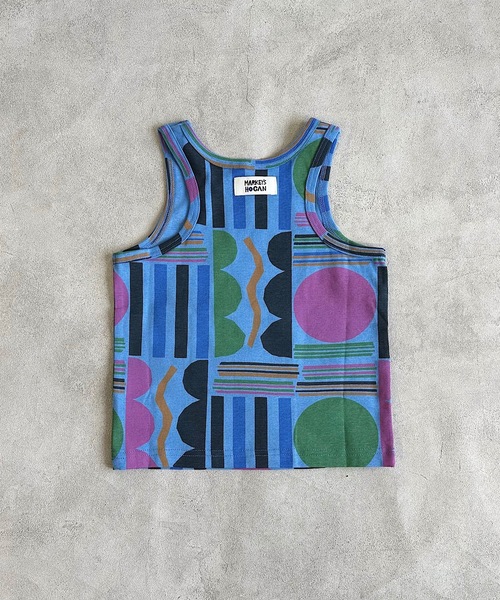 HOGAN RANCH WEAR（ホーガンランチウエア）の「ソウガラタンクトップ（80～120cm）（タンクトップ・キッズ・マルチ/パープル/ベージュ・120/110/100/90/80）」の6枚目の写真