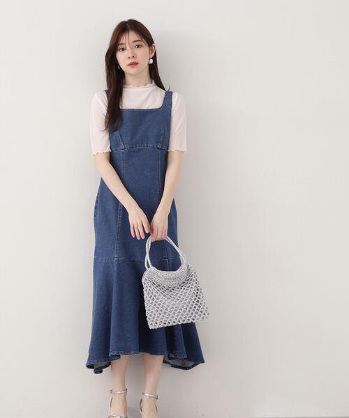 PROPORTION BODY DRESSING（プロポーションボディドレッシング）の「イレヘムマーメイドデニムジャンスカ / 1214140404（ワンピース・レディース・ブルー/ブラック・SMALL/MEDIUM）」の19枚目の写真