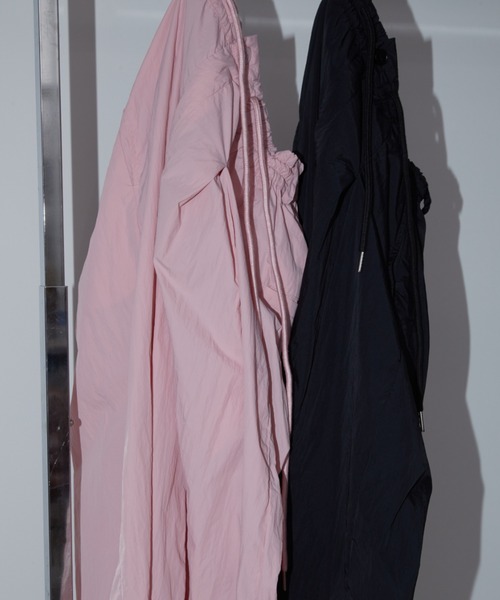 Aunt Marie's（アントマリーズ）の「ナイロンボックスタックワイドパンツ（その他パンツ・レディース・ピンク/ブラック・MT/FREE）」の5枚目の写真