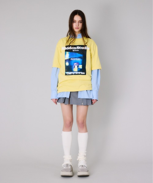 SLY(スライ)の「SHINY LINE CHECK SH シャイニー ライン チェック シャツ(シャツ/ブラウス・レディース・ブルー系その他/ピンク系その他・FREE)」の9枚目の写真