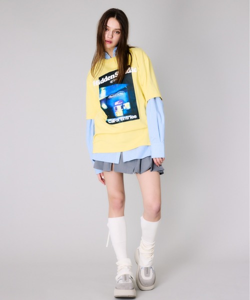 SLY(スライ)の「SHINY LINE CHECK SH シャイニー ライン チェック シャツ(シャツ/ブラウス・レディース・ブルー系その他/ピンク系その他・FREE)」の10枚目の写真