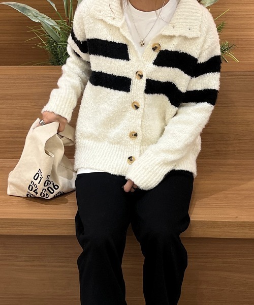 ISOOK（アイスー）の「オリジナルキャンバスマルシェバッグ(chiica original) / 刺繍ロゴ キャンバスバッグ エコバッグ トートバッグ（ハンドバッグ・レディース・アイボリー・FREE）」の4枚目の写真