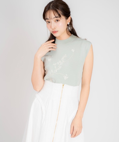 NOELA（ノエラ）の「モチーフ刺繍ニット（ニット/セーター）」 - WEAR
