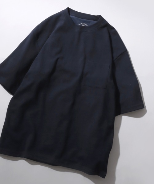 SITRY(シトリー)の「High Function T-shirt/接触冷感 UVカット デオドラント オーバーサイズ 半袖Tシャツ(Tシャツ/カットソー・メンズ・サックスブルー/アッシュグレー/ブルーパープル/ホワイト/ブルーグリーン/スミクロ/ベージュ/ネイビー/ブラック/グリーン/ブルー/イエロー/グレイッシュベージュ/ダークネイビー/ラベンダー・M/L/LL)」の1枚目の写真