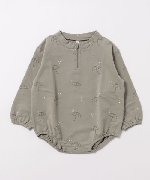【セール】★Quincy Mae★FLEECE BODHI ROMPER || UMBRELLAS（その他ベビー用品）｜Quincy Mae（クインシーメイ）
