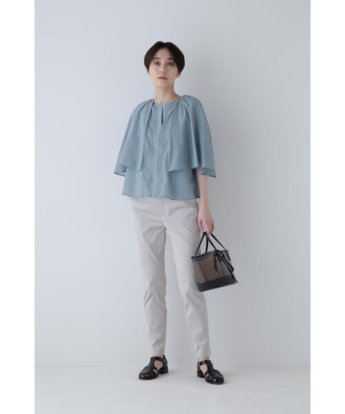 human woman(ヒューマンウーマン)の「◆サテンストレッチスリムパンツ(その他パンツ・レディース・グレー系その他/グレー・SMALL/MEDIUM/LARGE)」の9枚目の写真