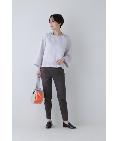 human woman(ヒューマンウーマン)の「◆サテンストレッチスリムパンツ(その他パンツ・レディース・グレー系その他/グレー・SMALL/MEDIUM/LARGE)」の22枚目の写真