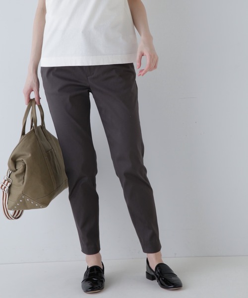human woman(ヒューマンウーマン)の「◆サテンストレッチスリムパンツ(その他パンツ・レディース・グレー系その他/グレー・SMALL/MEDIUM/LARGE)」の5枚目の写真