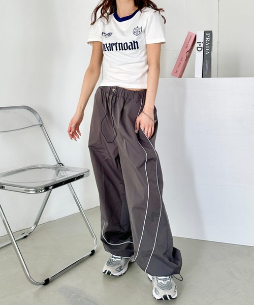 CLEA(クレア)の「スポーツゲームロゴ コンパクト半袖チビT(Tシャツ/カットソー・レディース・ホワイト・M)」の11枚目の写真