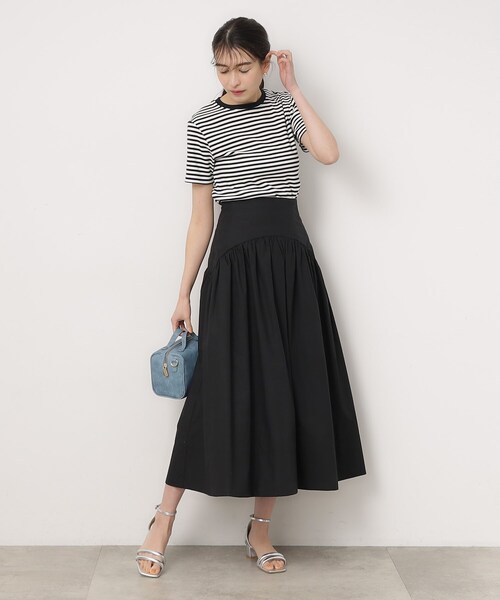 OPAQUE.CLIP（オペークドットクリップ）の「◆フライスコットンベーシックTシャツ（Tシャツ/カットソー・レディース・ブラック/ホワイト/ホワイト系3/ピンク系1/ネイビー・40/38/36）」の19枚目の写真