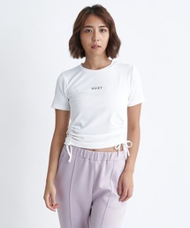 SUGAR SWEET RIBBON/ロキシーフィットネスウェア半袖Tシャツ