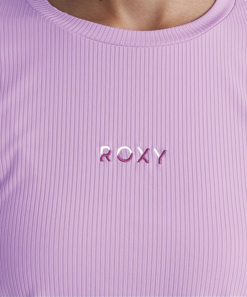 ROXY(ロキシー)の「SUGAR SWEET RIBBON/ロキシーフィットネスウェア半袖Tシャツ(Tシャツ/カットソー・レディース・ホワイト/ブラック/パープル・MEDIUM/LARGE/SMALL)」の15枚目の写真