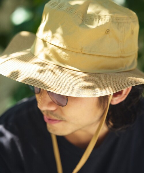 FREAK'S STORE（フリークスストア）の「BREATHDOOR  HAT / ブレスドアハット（ハット・メンズ・ベージュ/ブラック・ONE SIZE）」の10枚目の写真