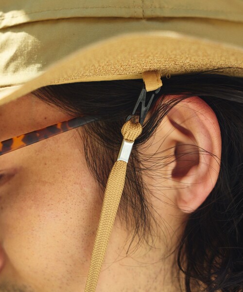 FREAK'S STORE（フリークスストア）の「BREATHDOOR  HAT / ブレスドアハット（ハット・メンズ・ベージュ/ブラック・ONE SIZE）」の11枚目の写真