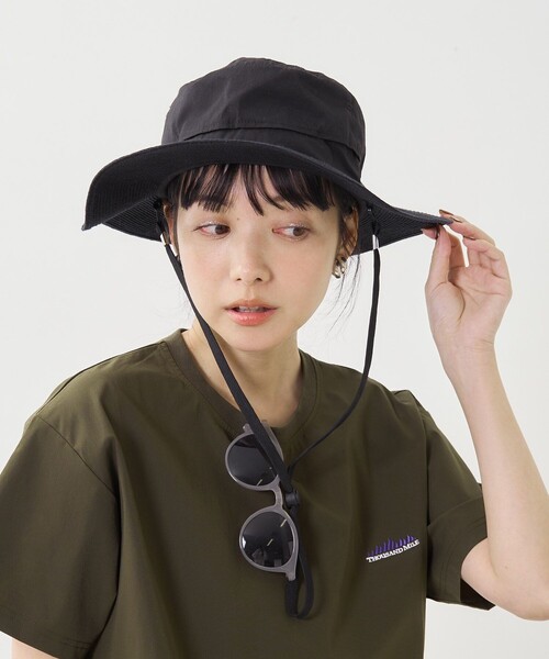 FREAK'S STORE（フリークスストア）の「BREATHDOOR  HAT / ブレスドアハット（ハット・メンズ・ベージュ/ブラック・ONE SIZE）」の15枚目の写真