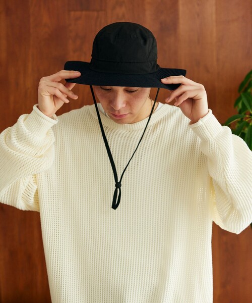 FREAK'S STORE（フリークスストア）の「BREATHDOOR  HAT / ブレスドアハット（ハット・メンズ・ベージュ/ブラック・ONE SIZE）」の18枚目の写真