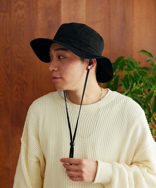 FREAK'S STORE（フリークスストア）の「BREATHDOOR  HAT / ブレスドアハット（ハット・メンズ・ベージュ/ブラック・ONE SIZE）」の20枚目の写真
