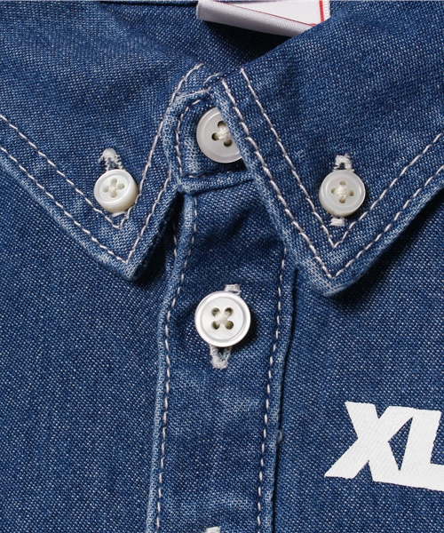 XLARGE KIDS（エクストララージキッズ）の「L/S OG SHIRT(4T～8T）（シャツ/ブラウス・キッズ・カモフラージュ/ブルー・4T/6T/8T）」の5枚目の写真