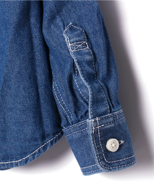 XLARGE KIDS（エクストララージキッズ）の「L/S OG SHIRT(4T～8T）（シャツ/ブラウス・キッズ・カモフラージュ/ブルー・4T/6T/8T）」の8枚目の写真