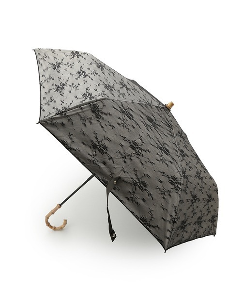 SNIDEL(スナイデル)の「レースレイヤードアンブレラ(折りたたみ傘・レディース・ブラック/ホワイト・FREE)」の9枚目の写真